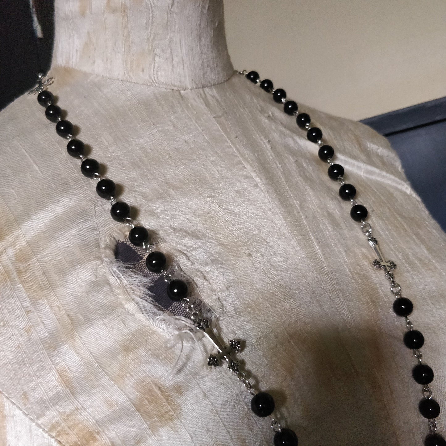 Inverted Crucifix Rosary