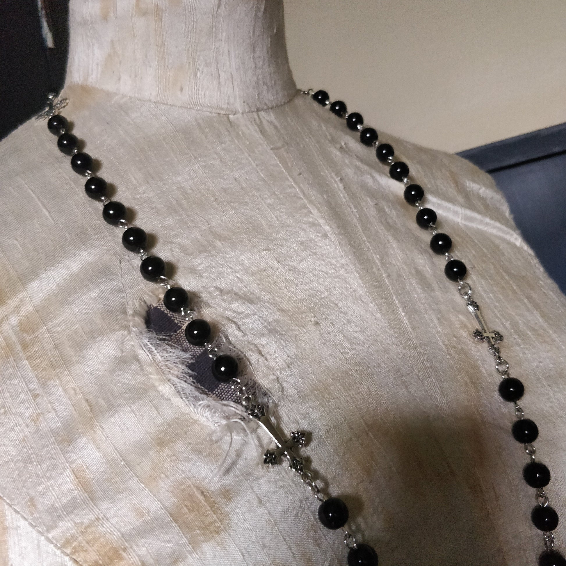 Inverted Crucifix Rosary