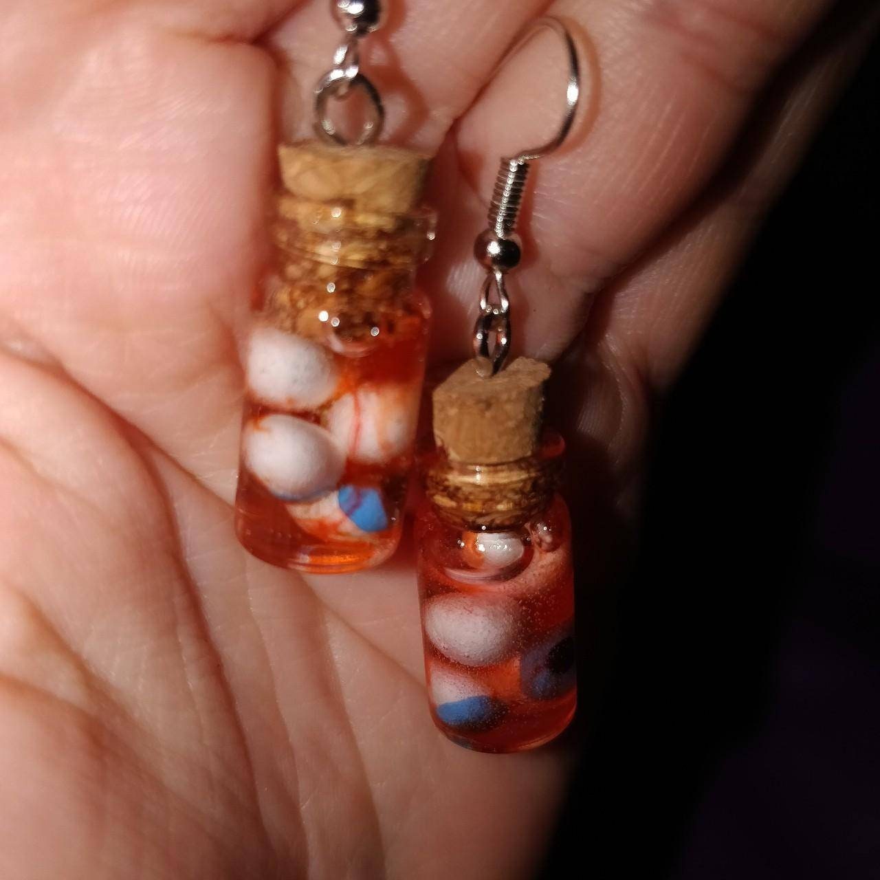 Jar of Eyeballs Earrings