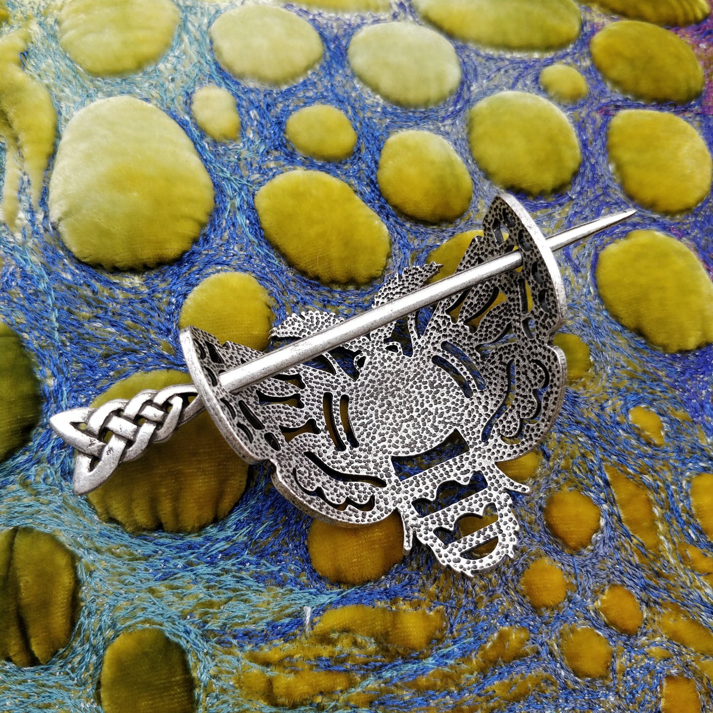 Lunar Moth Skeletal Hair Pin
