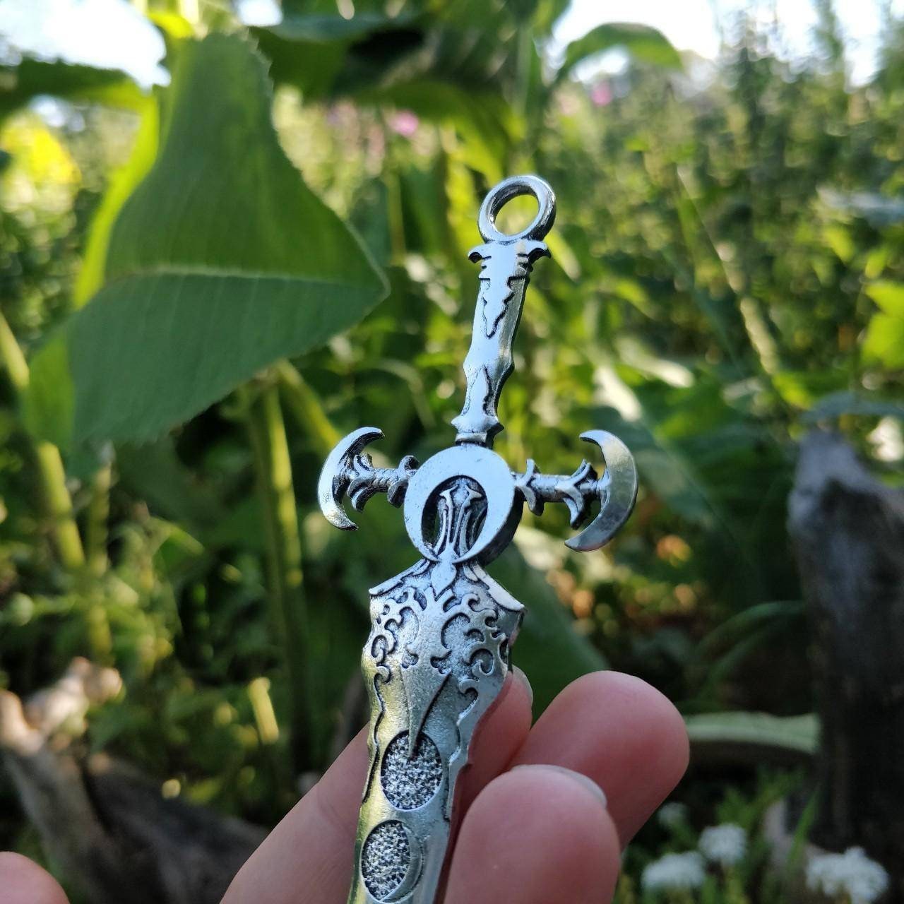 Lunar Phase Hair Stick / Athame