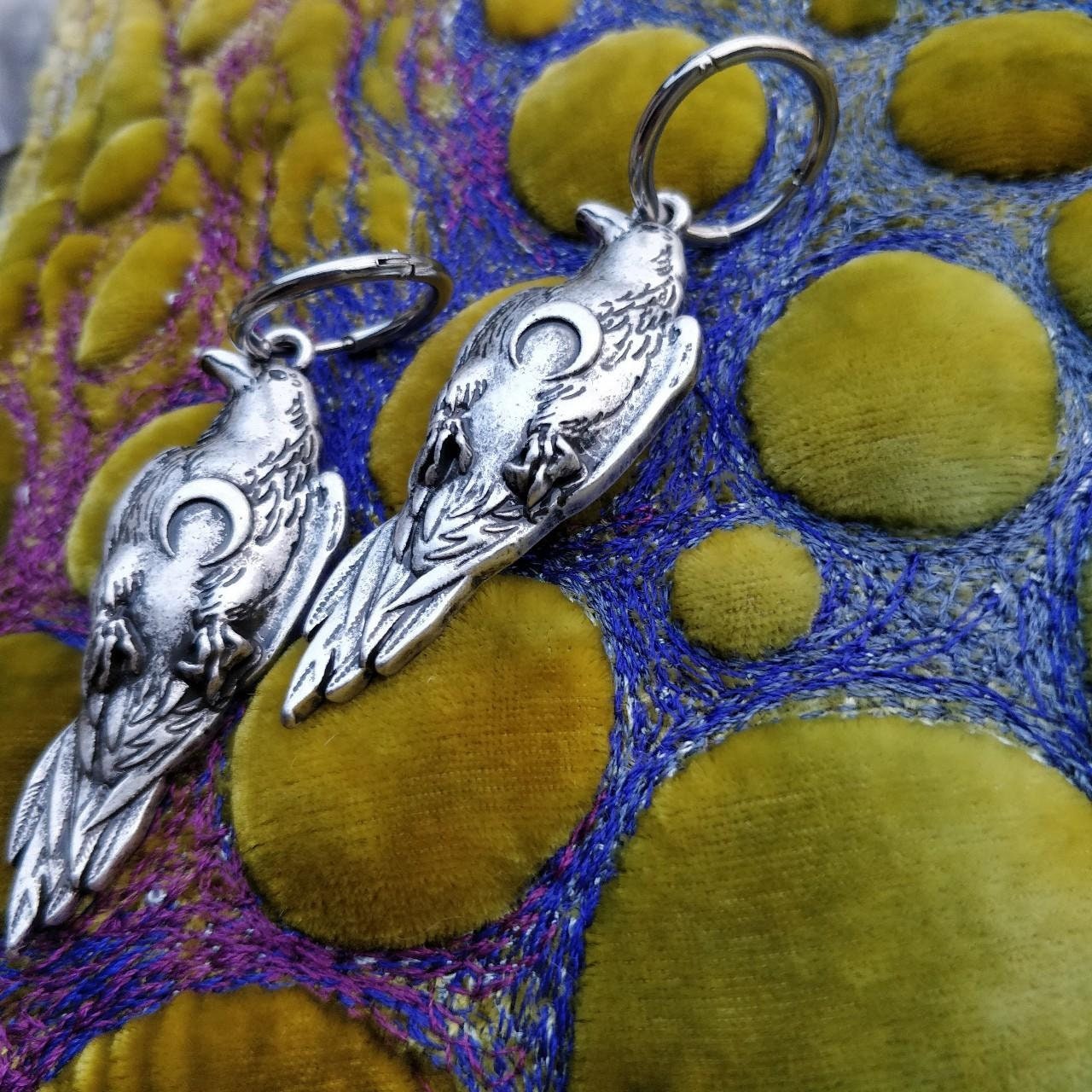 Lunar Raven Earrings