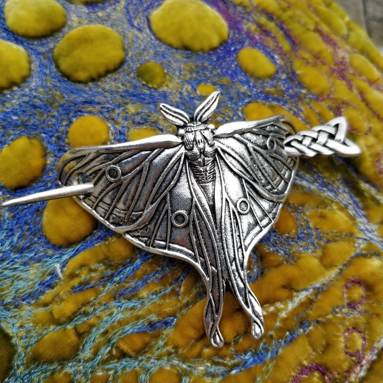 Moth Hair Barrette