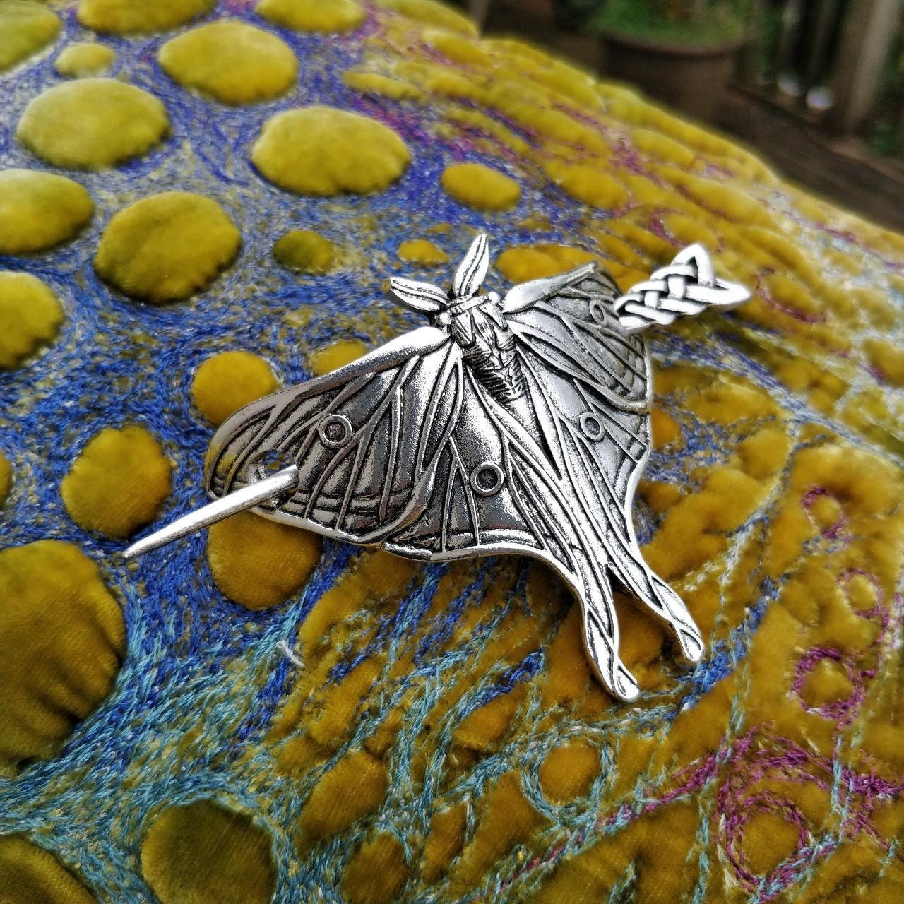Moth Hair Barrette