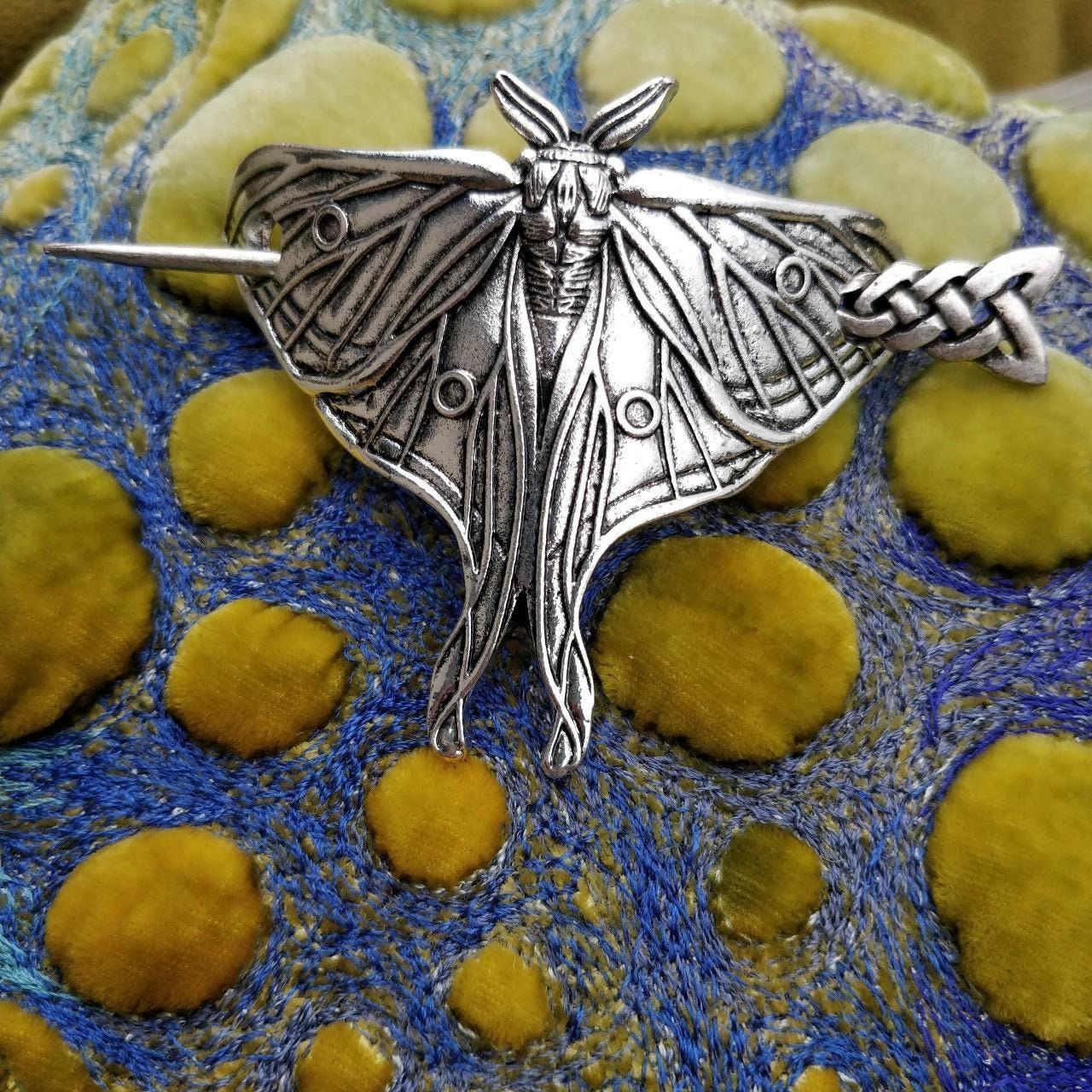 Moth Hair Barrette