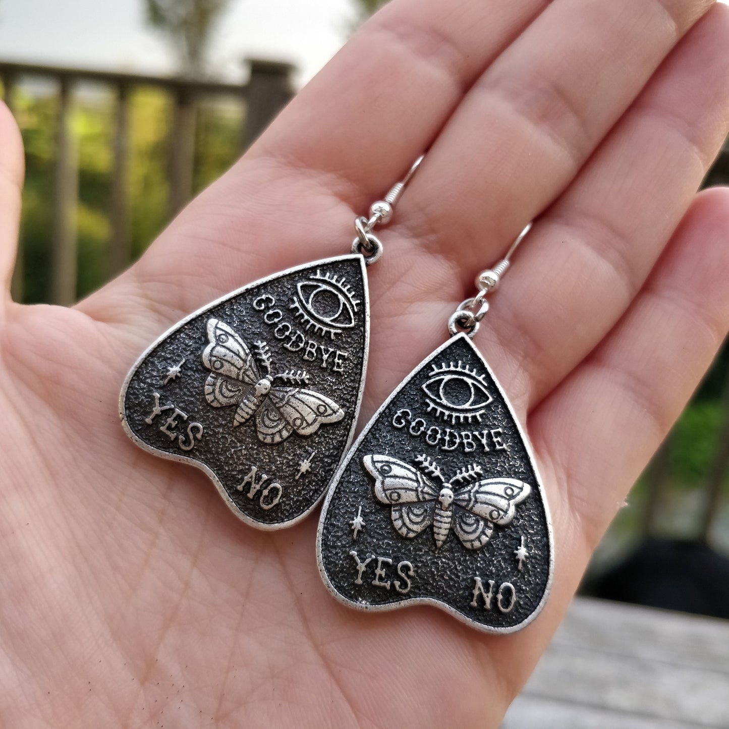 Ouija Moth Earrings