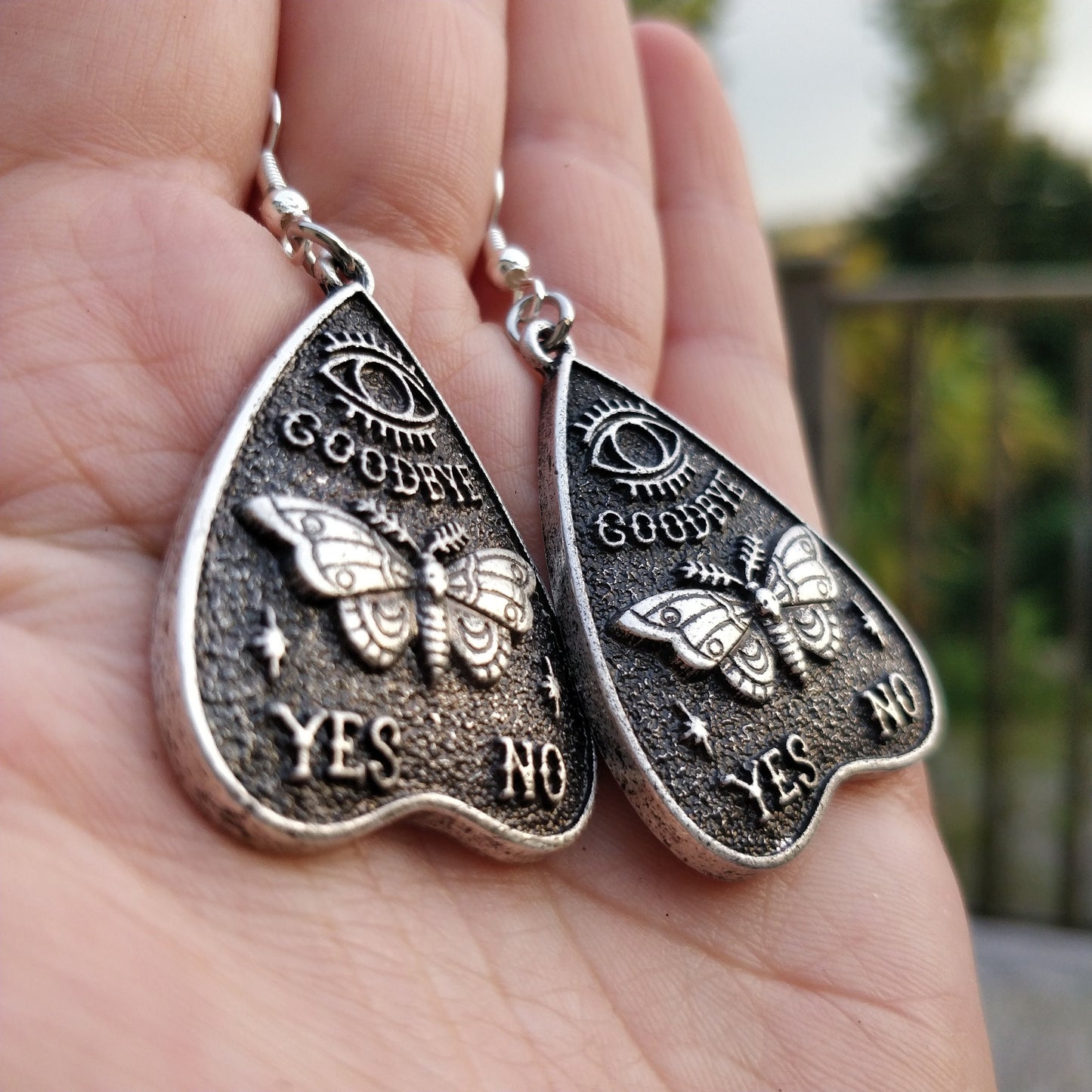 Ouija Moth Earrings