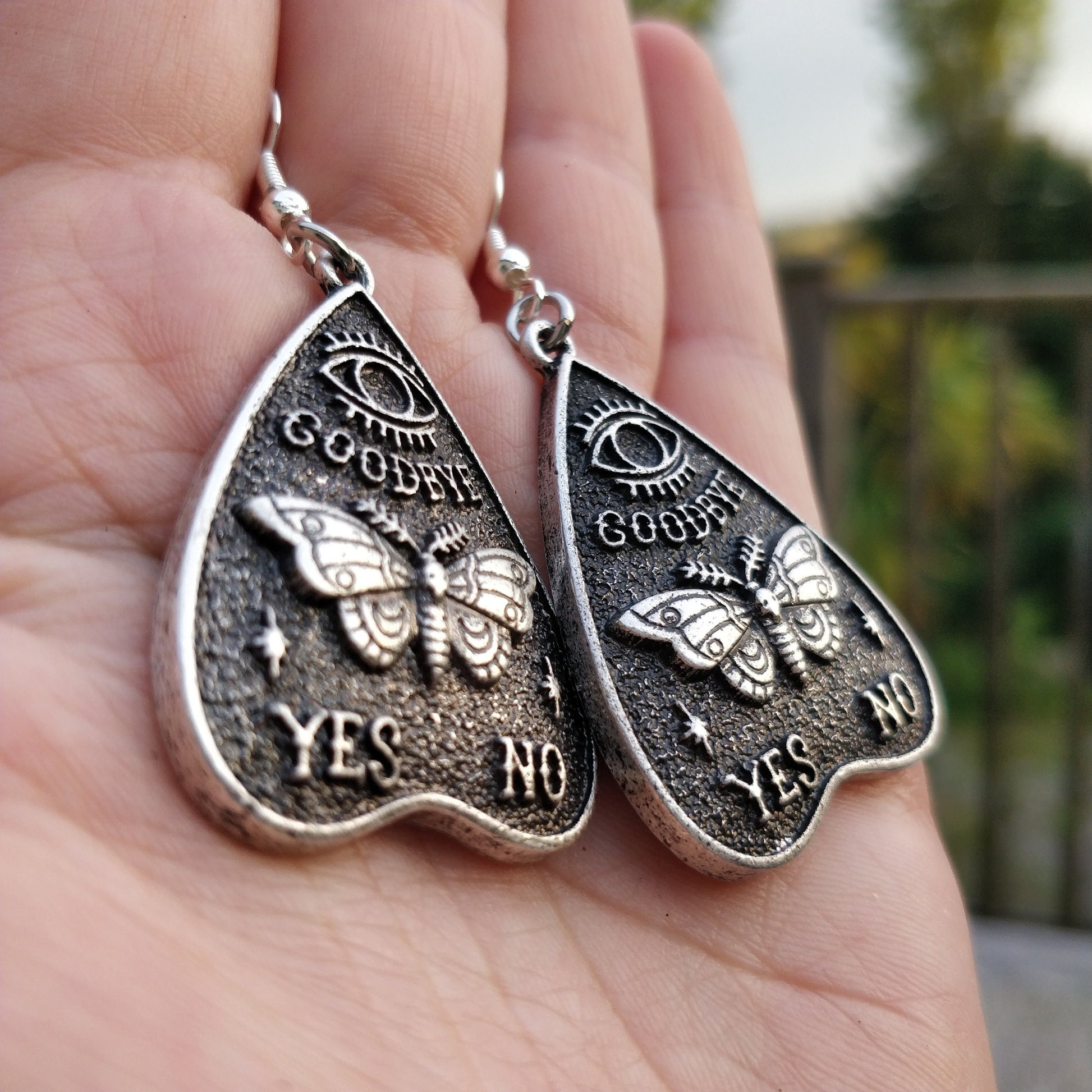 Ouija Moth Earrings