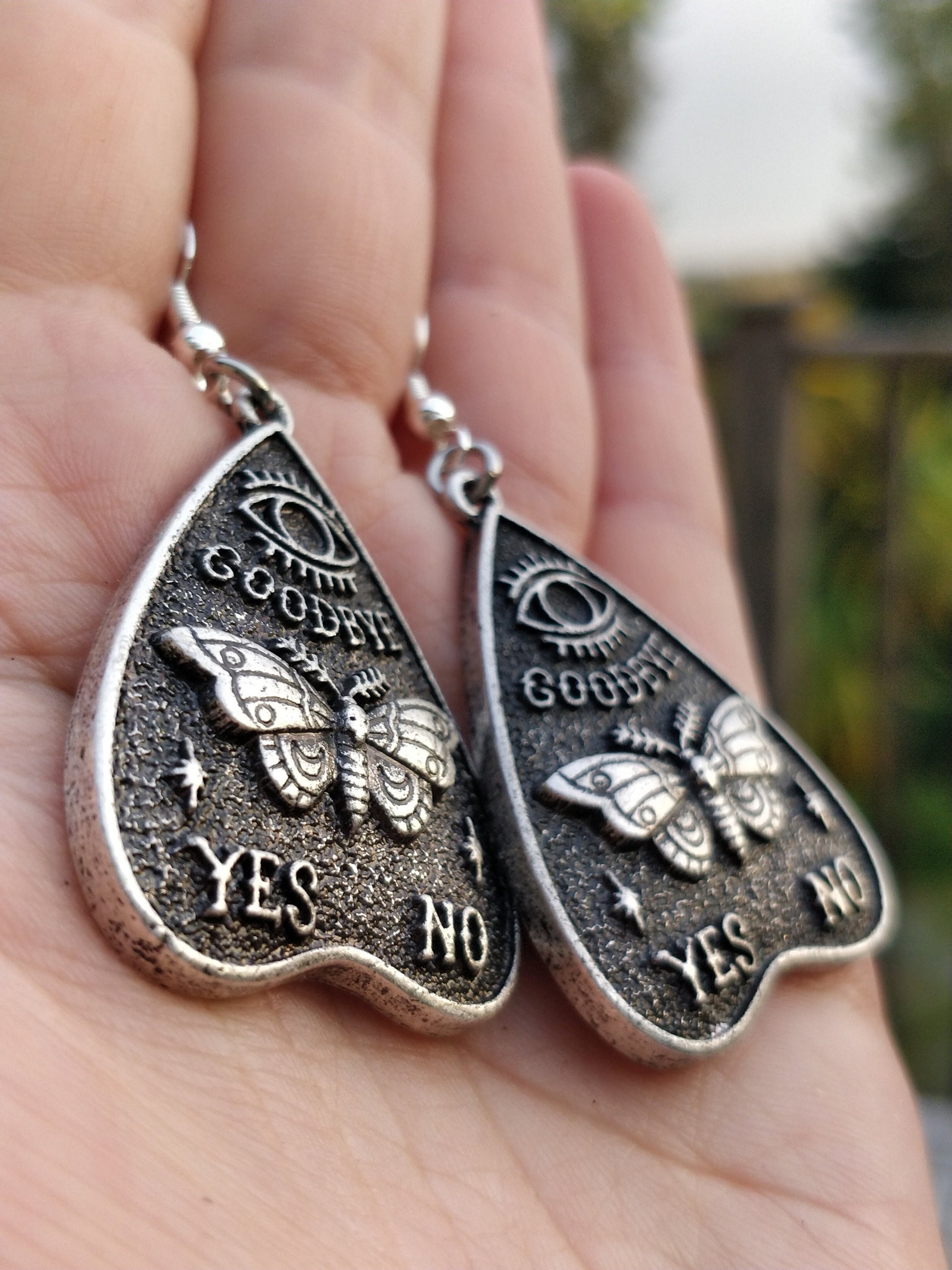 Ouija Moth Earrings