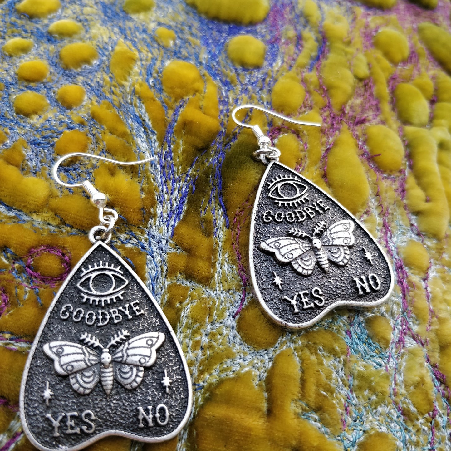 Ouija Moth Earrings