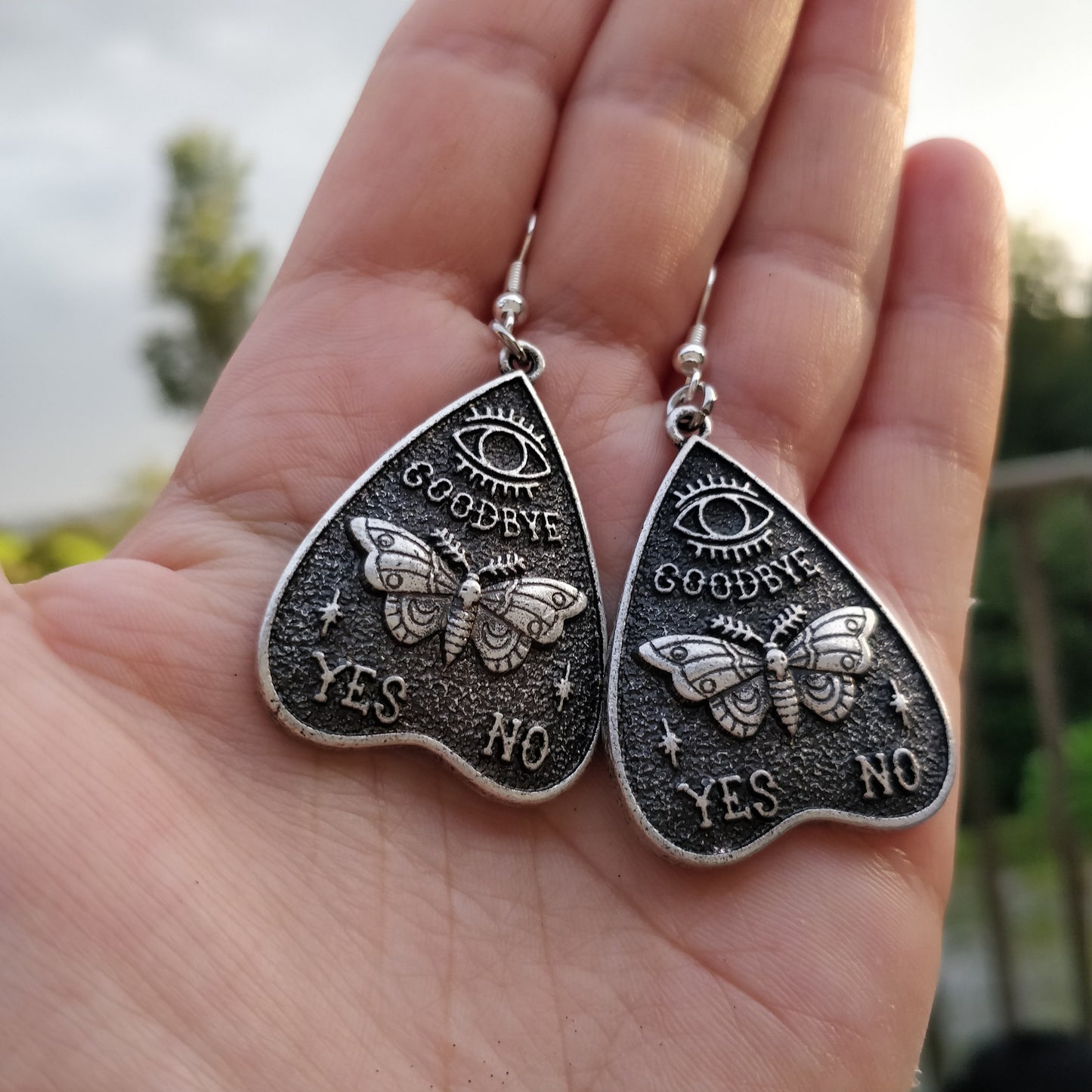 Ouija Moth Earrings