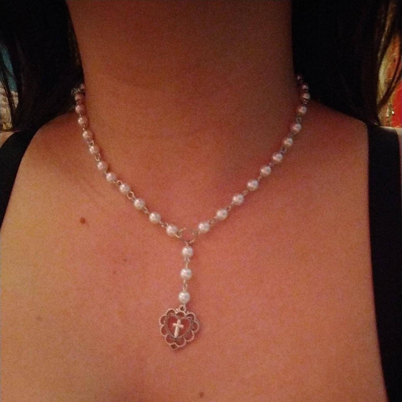 Pearl Heart Rosary