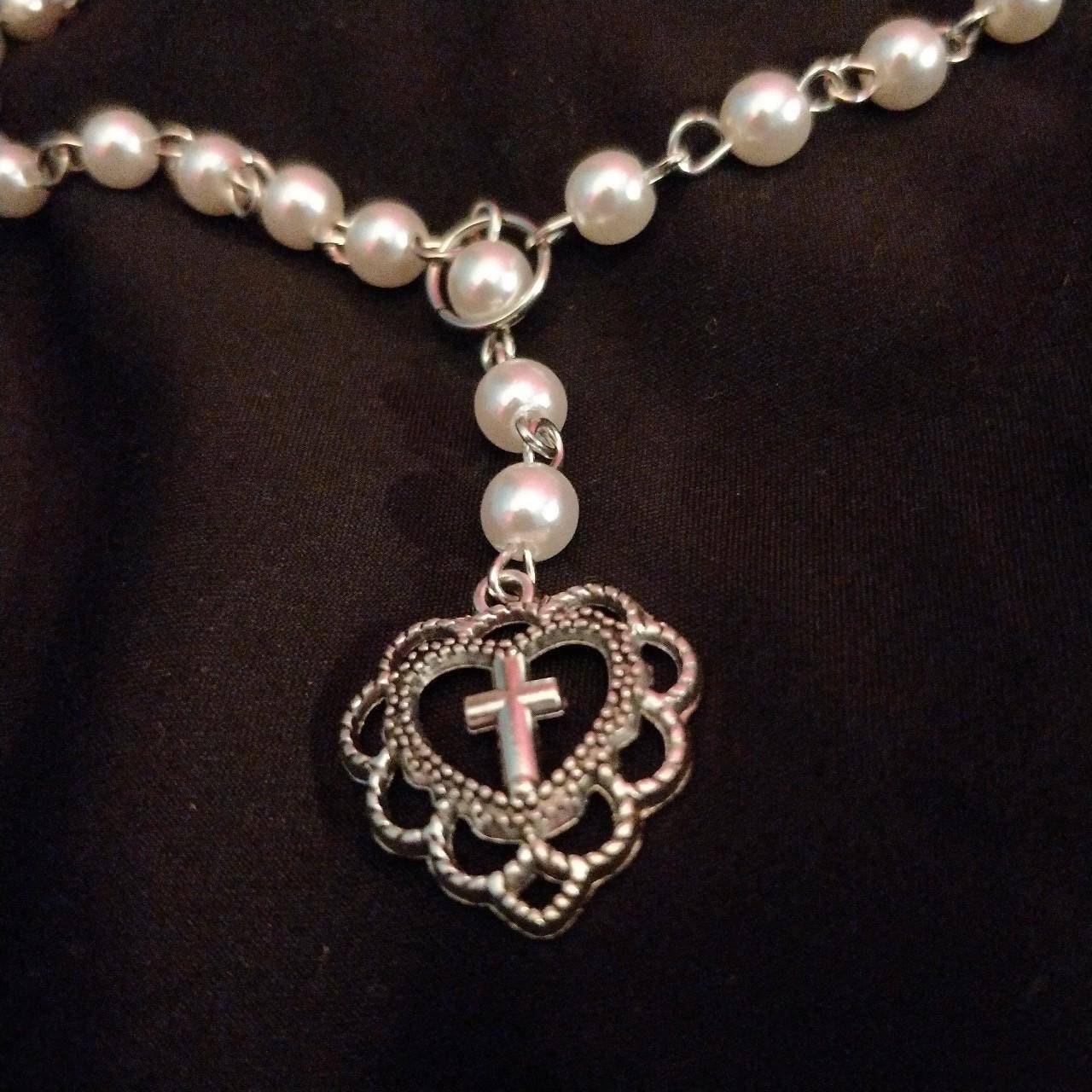 Pearl Heart Rosary