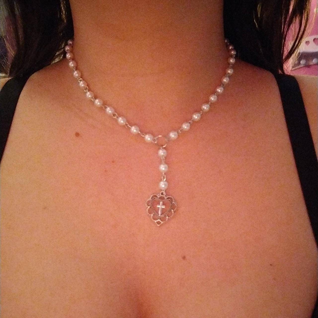 Pearl Heart Rosary