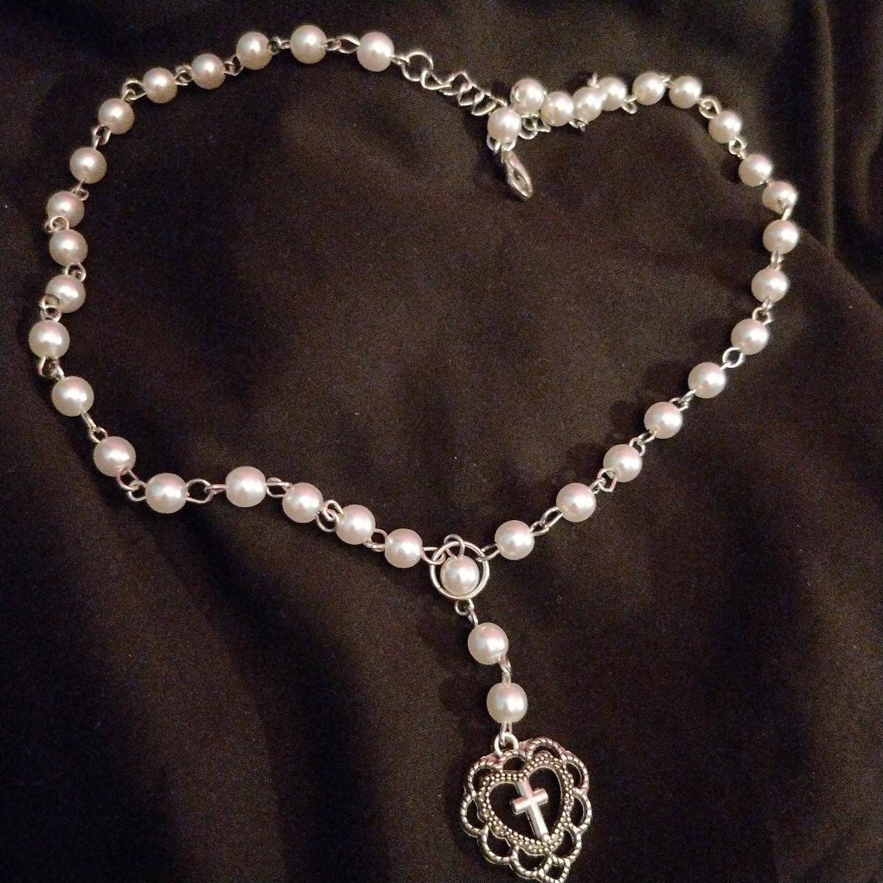 Pearl Heart Rosary