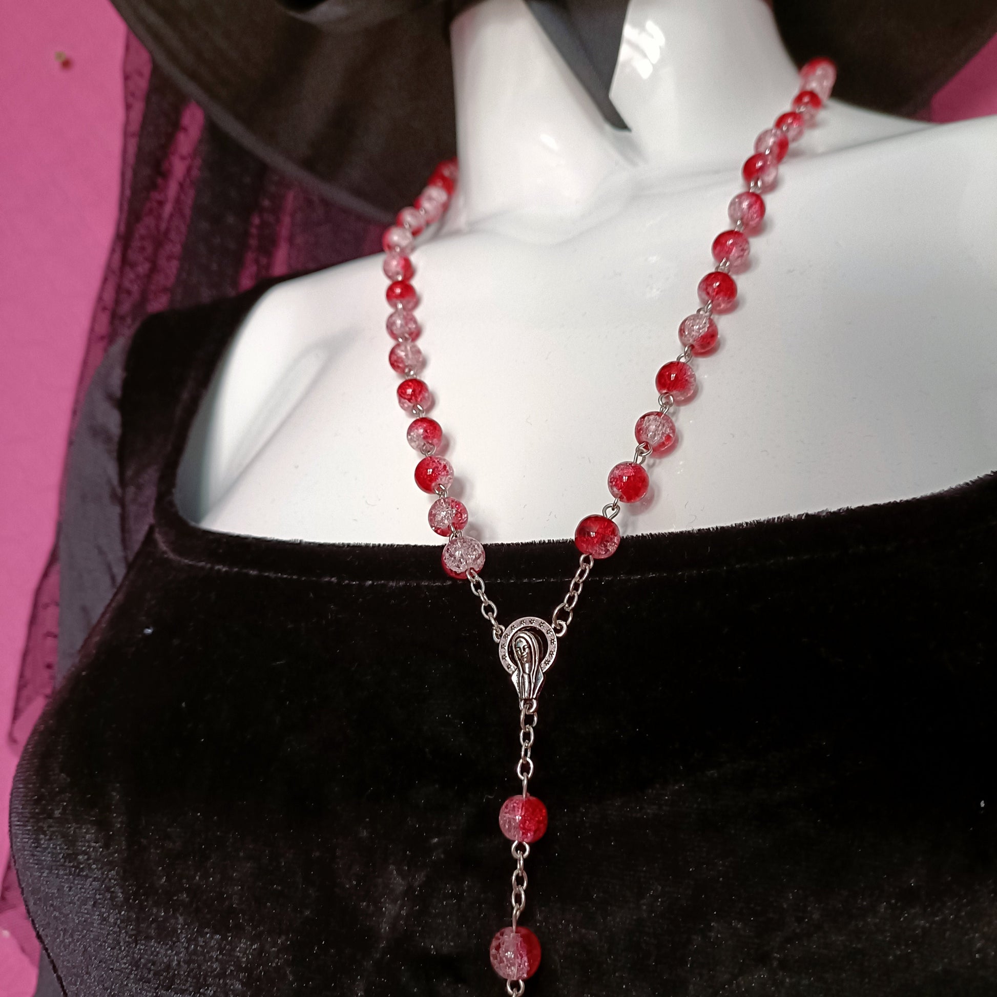 Red Ombre Rosary