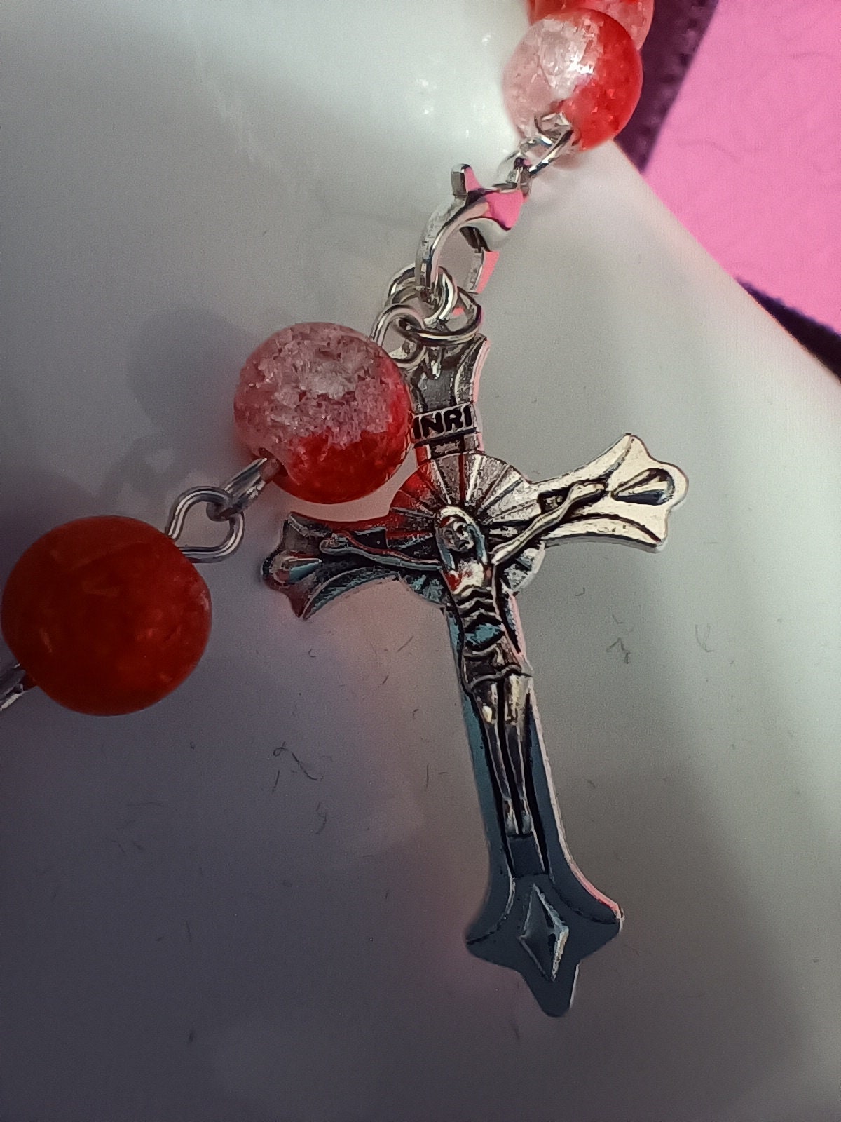 Red Ombre Rosary