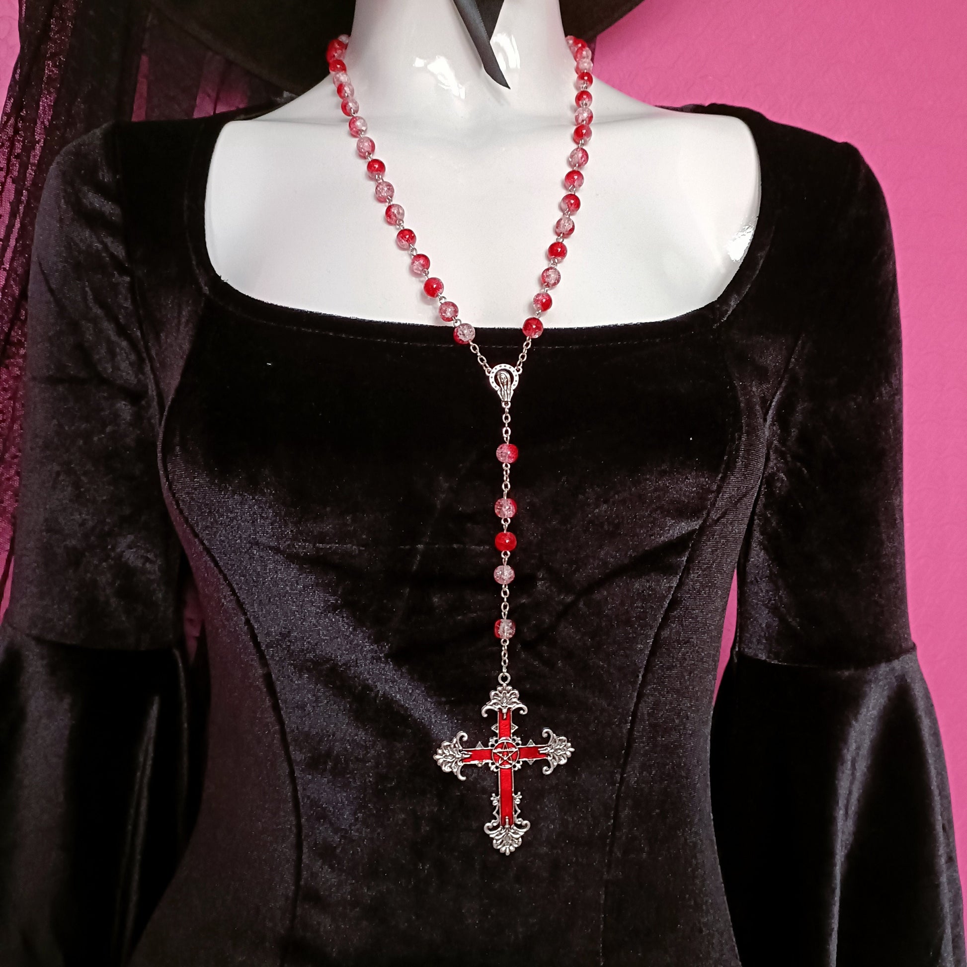 Red Ombre Rosary