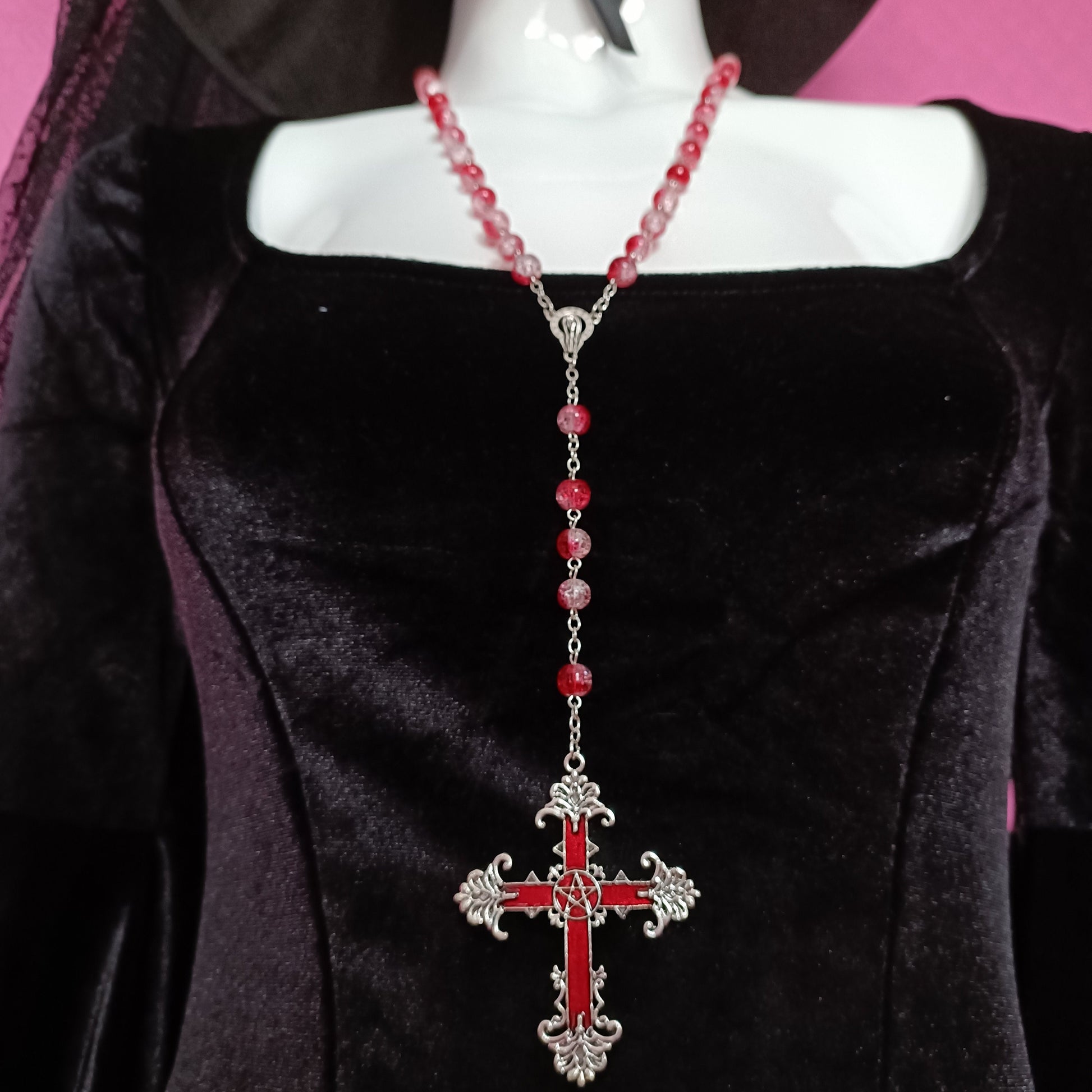 Red Ombre Rosary
