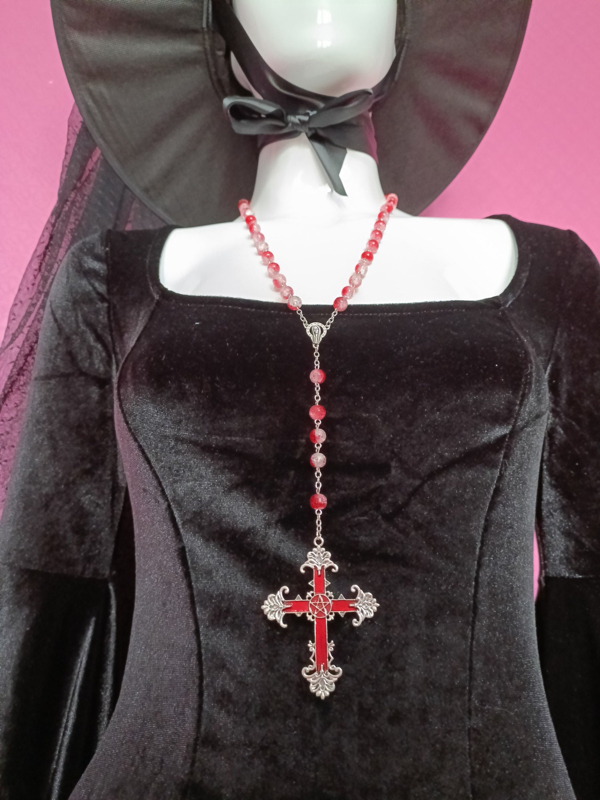 Red Ombre Rosary
