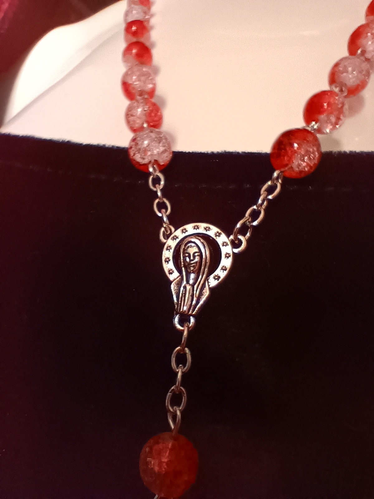 Red Ombre Rosary