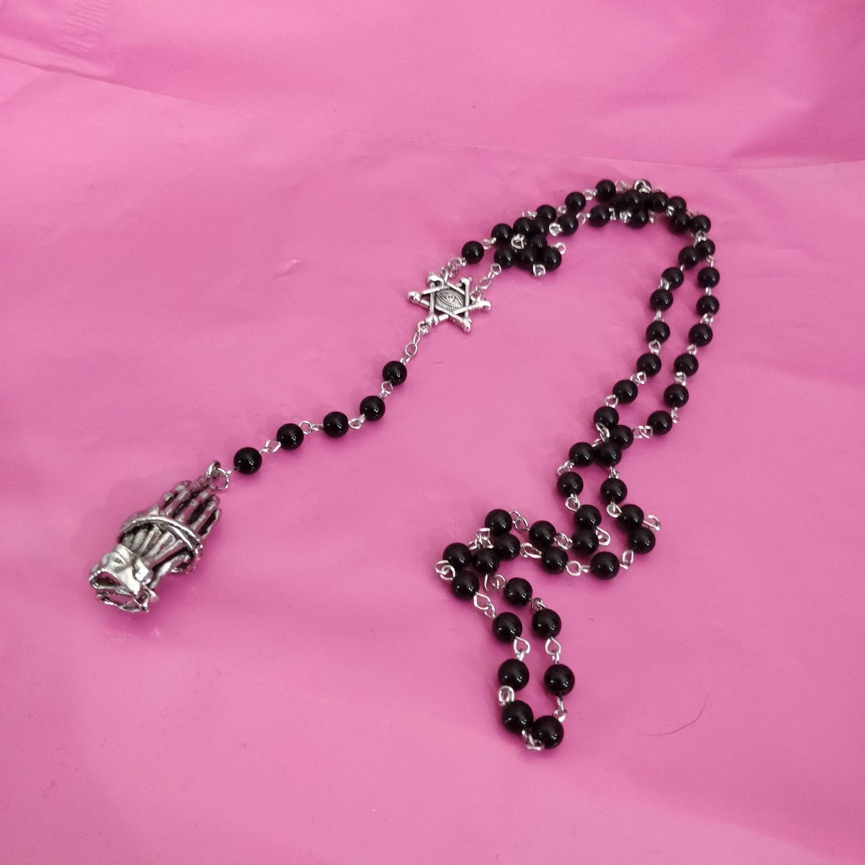 Religious Rosary Necklace