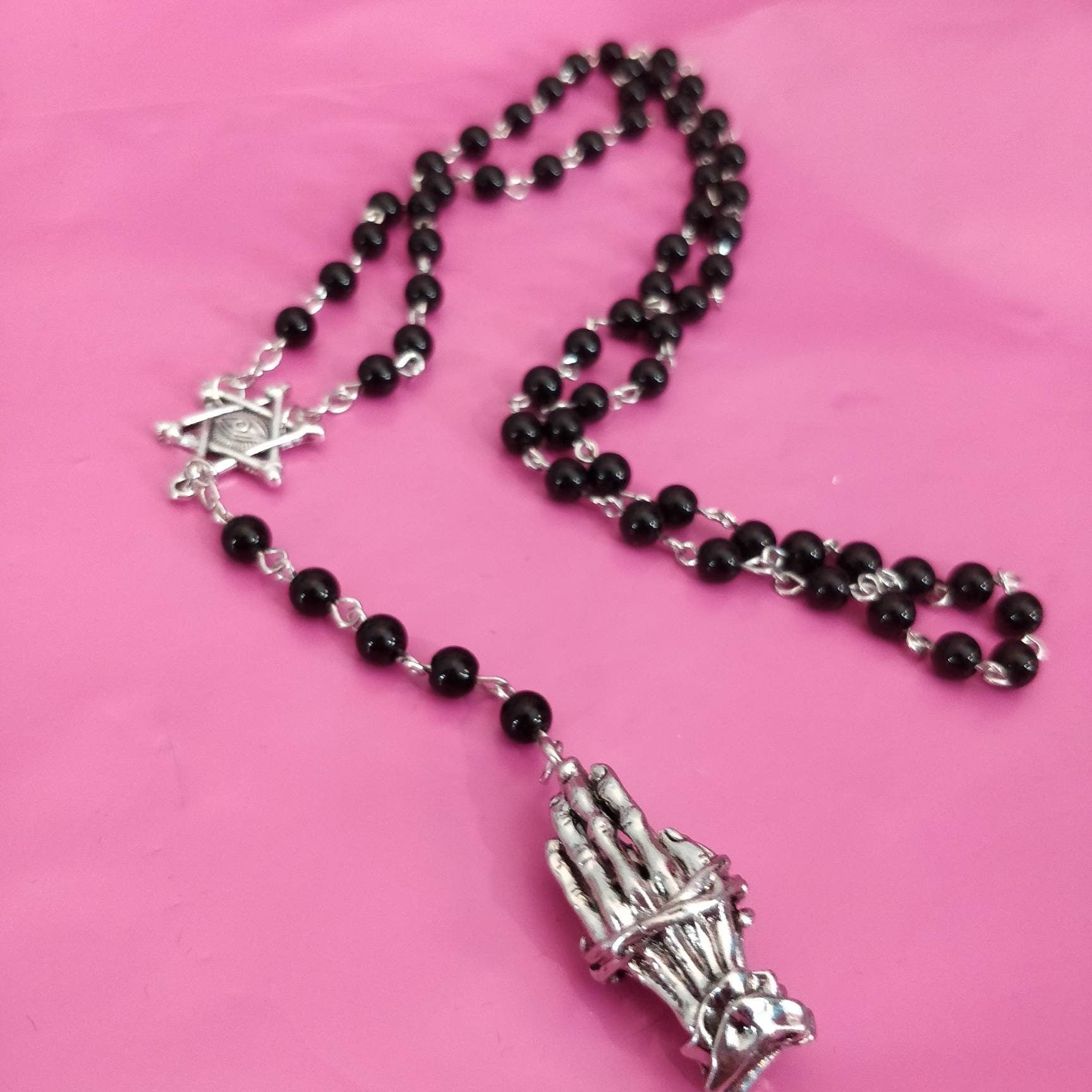 Religious Rosary Necklace
