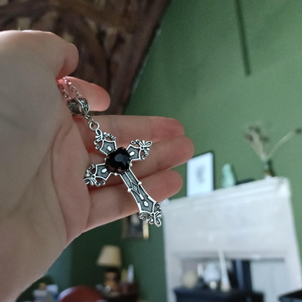 Sacred Heart Crucifix Necklace
