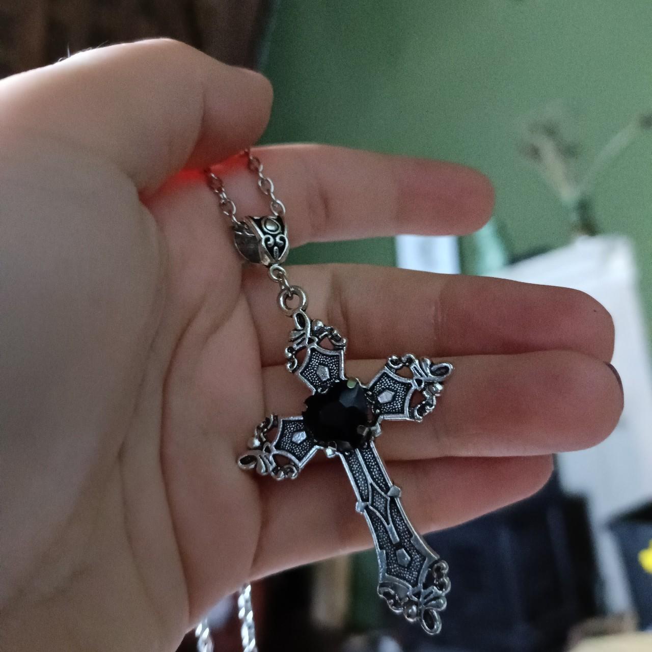 Sacred Heart Crucifix Necklace