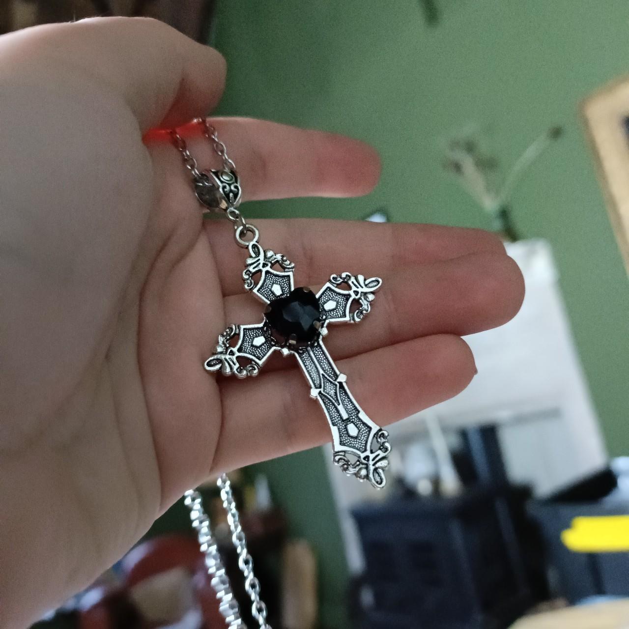 Sacred Heart Crucifix Necklace