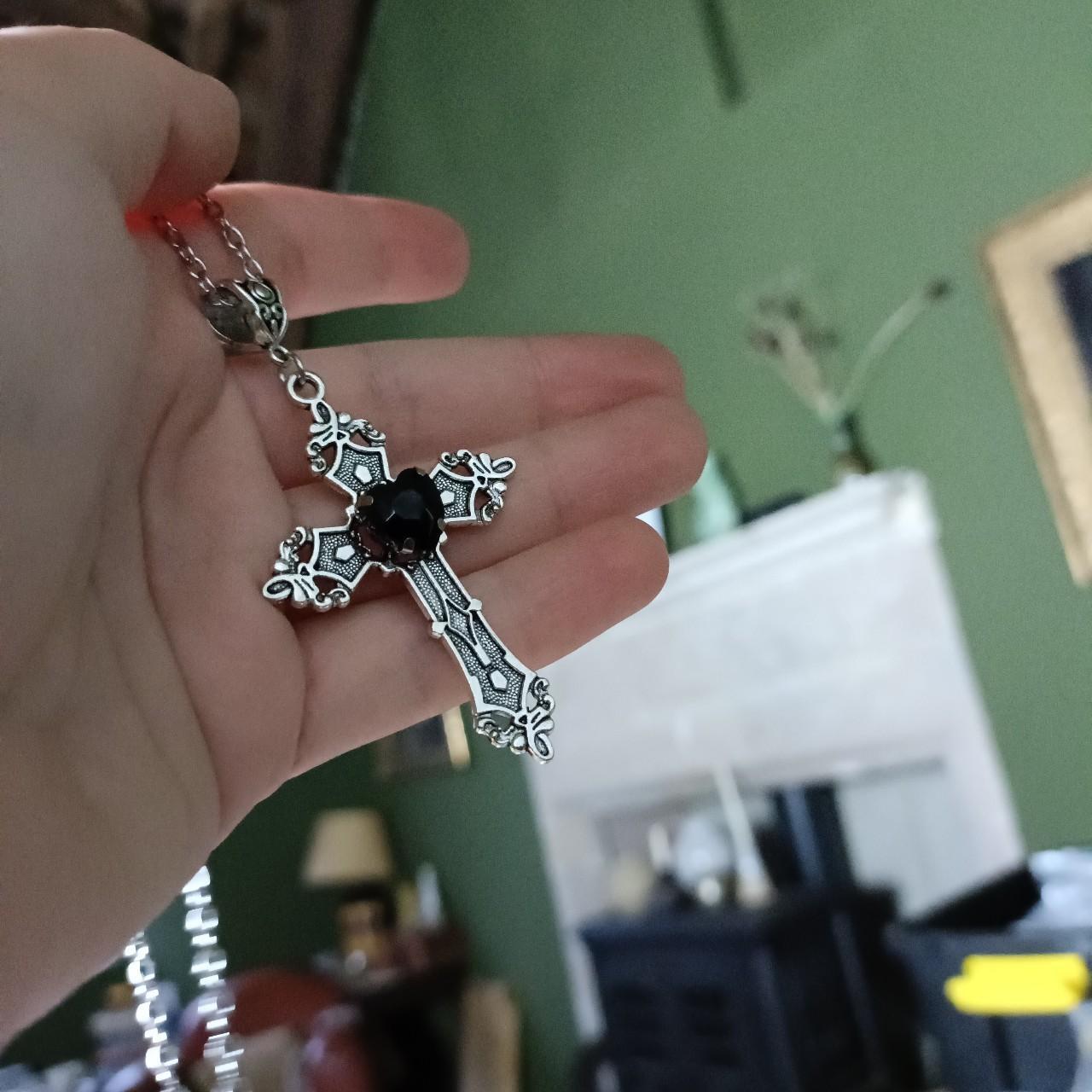 Sacred Heart Crucifix Necklace