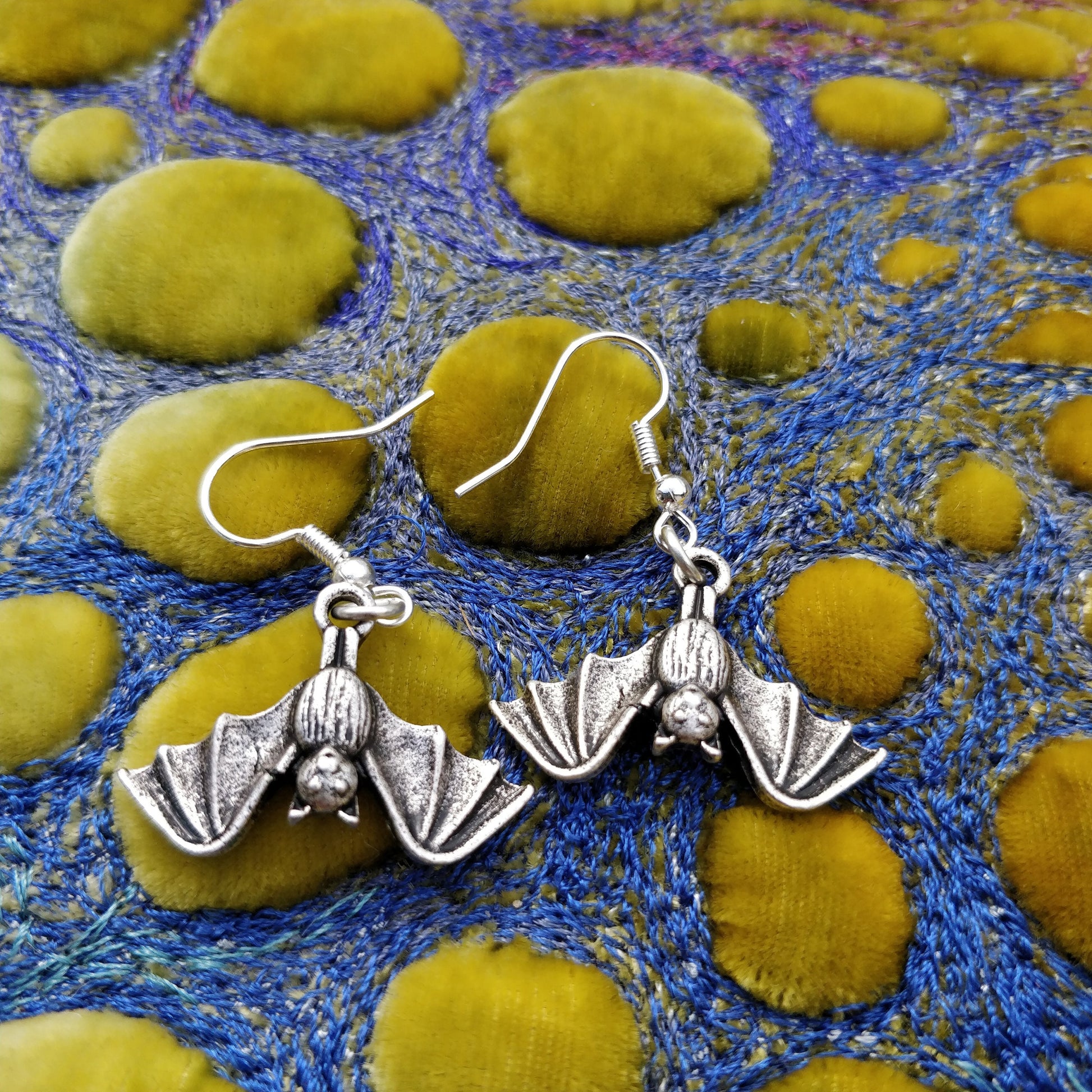 Sleeping Bat earrings