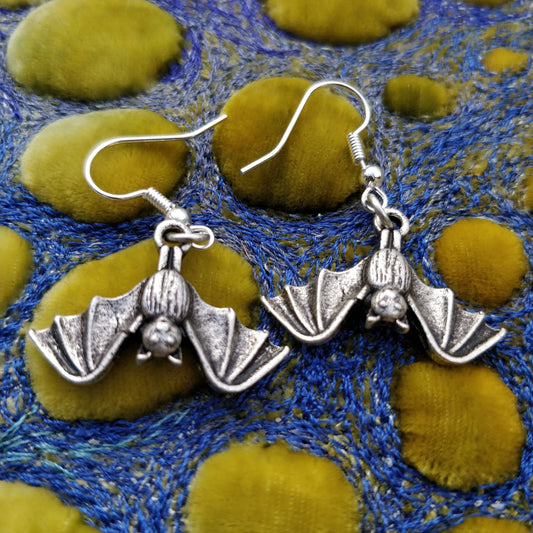 Sleeping Bat earrings