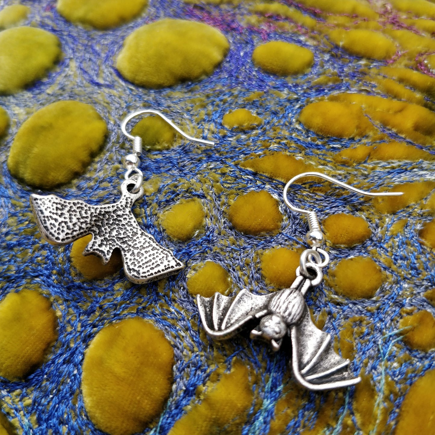 Sleeping Bat earrings