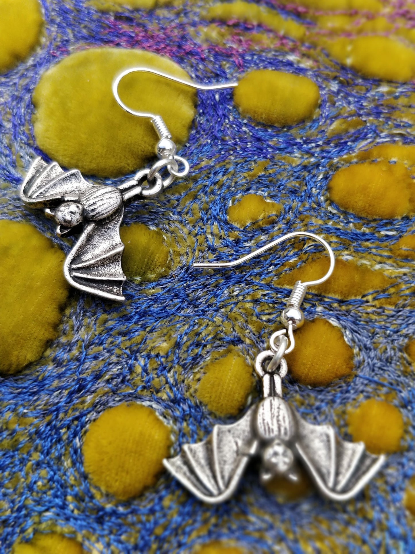 Sleeping Bat earrings