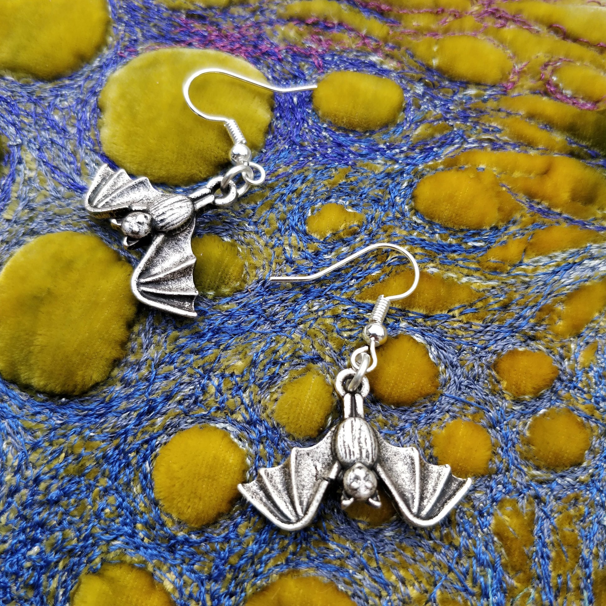 Sleeping Bat earrings