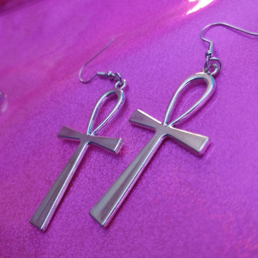 Ankh Earrings