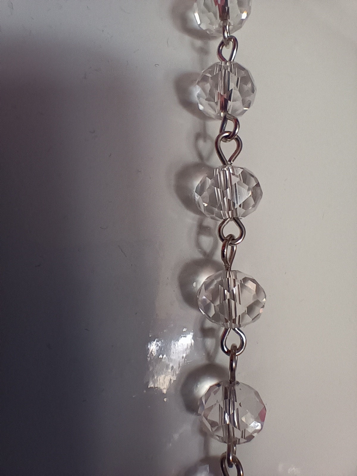 Transparent Virgin Mary Rosary