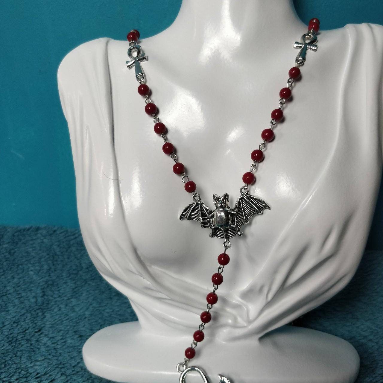 Vamp Rosary in Red