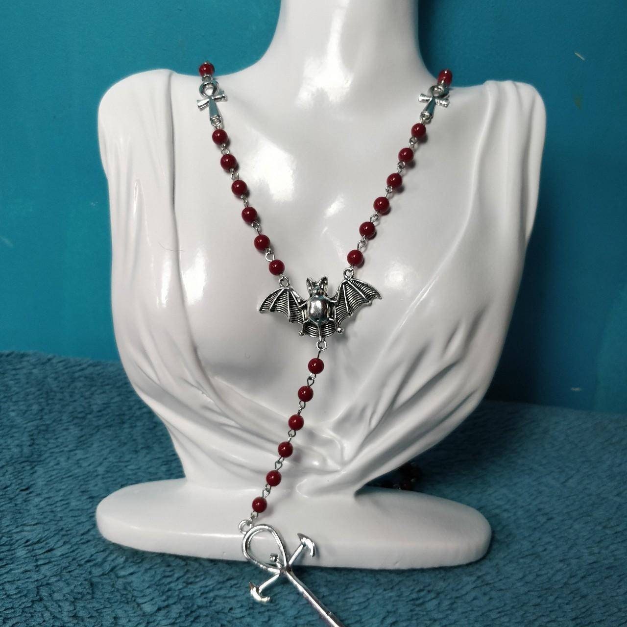 Vamp Rosary in Red