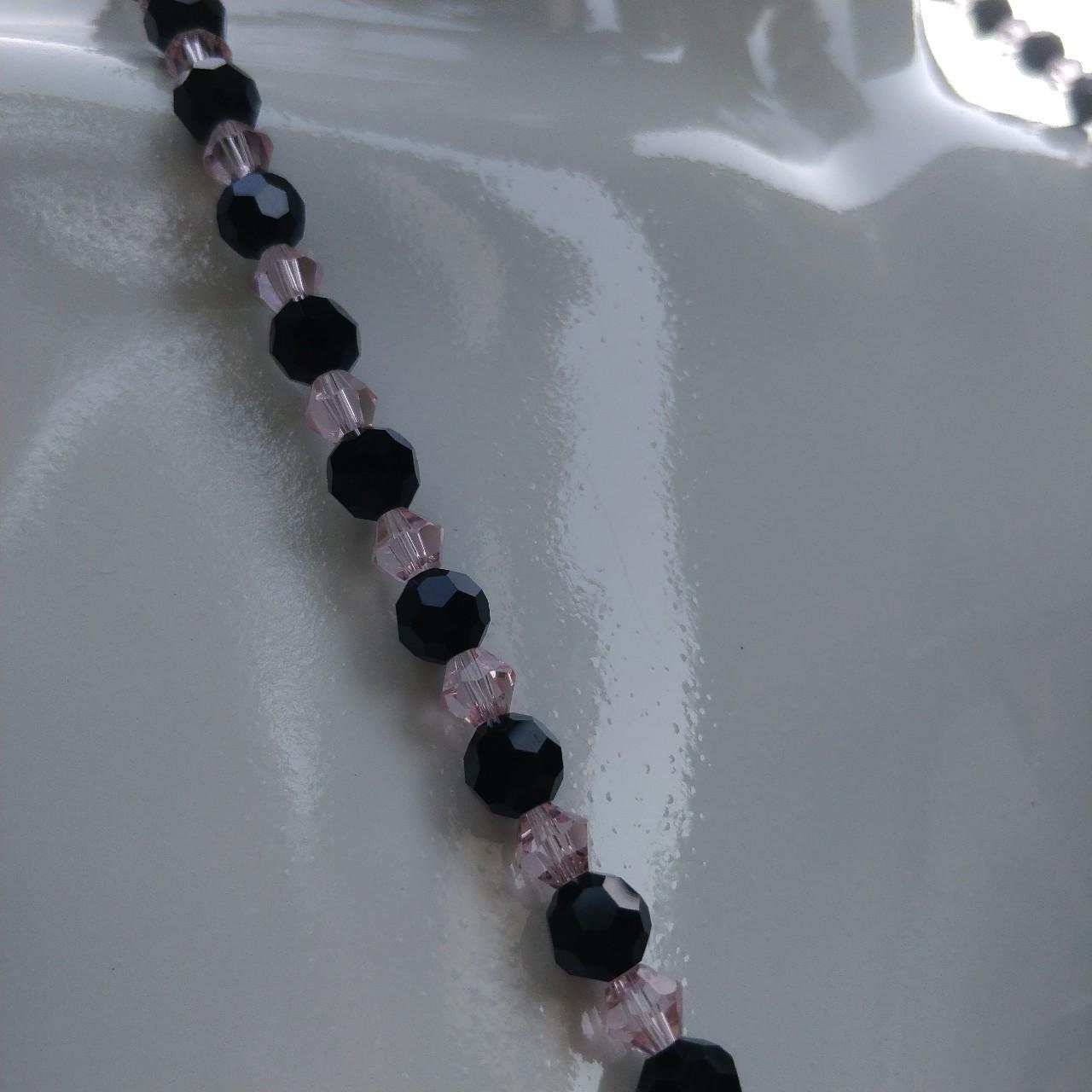 Vampire Rosary Pink and Black
