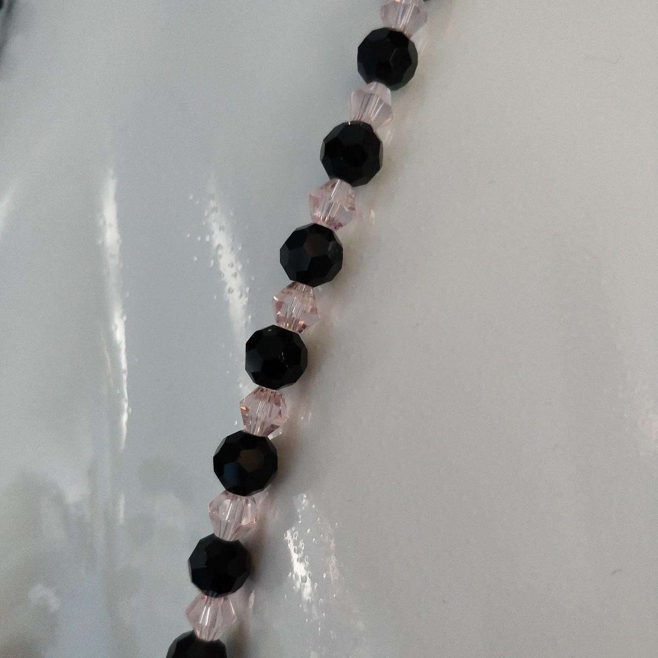 Vampire Rosary Pink and Black