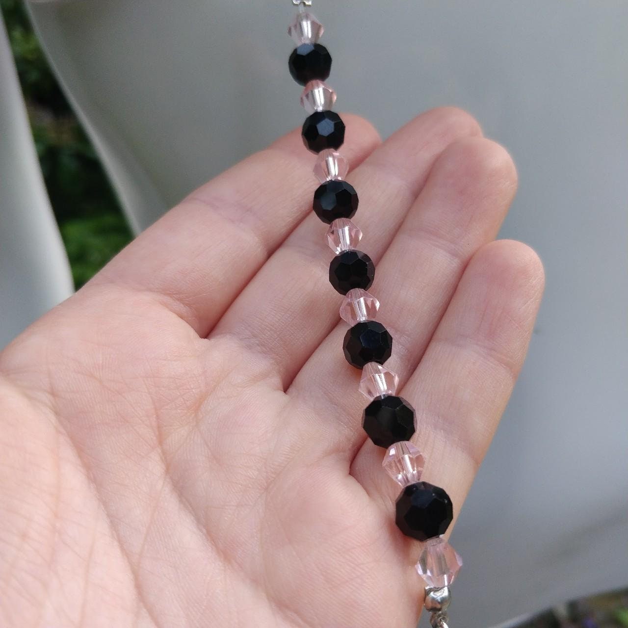 Vampire Rosary Pink and Black