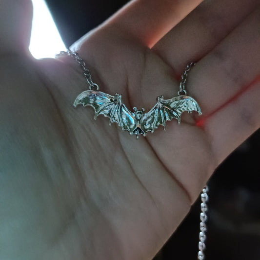 Vampire bat necklace