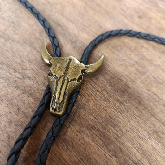 aged-cow-skull-bolo-tie