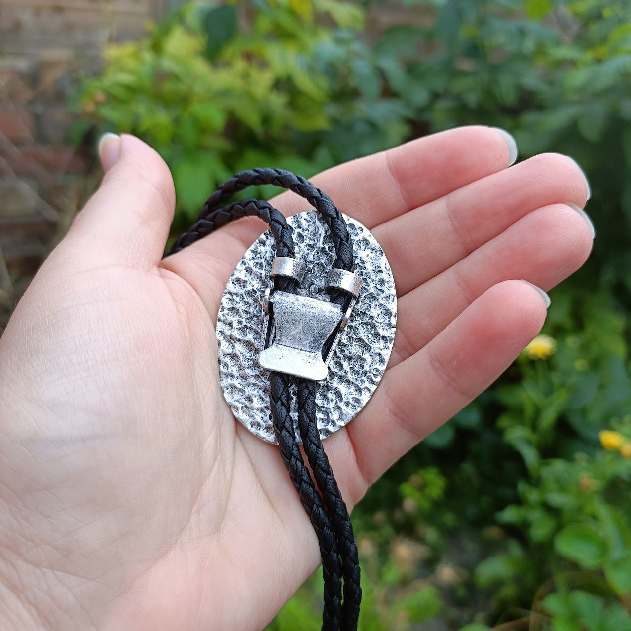 Traditional Snake And Flowers Bolo Tie