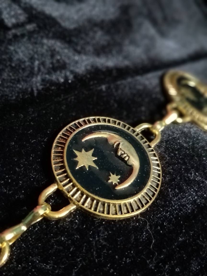 gold and black moon belt