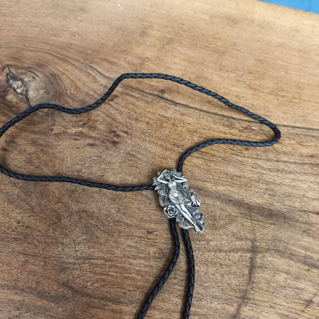Bolo Tie - Goddess in Roses