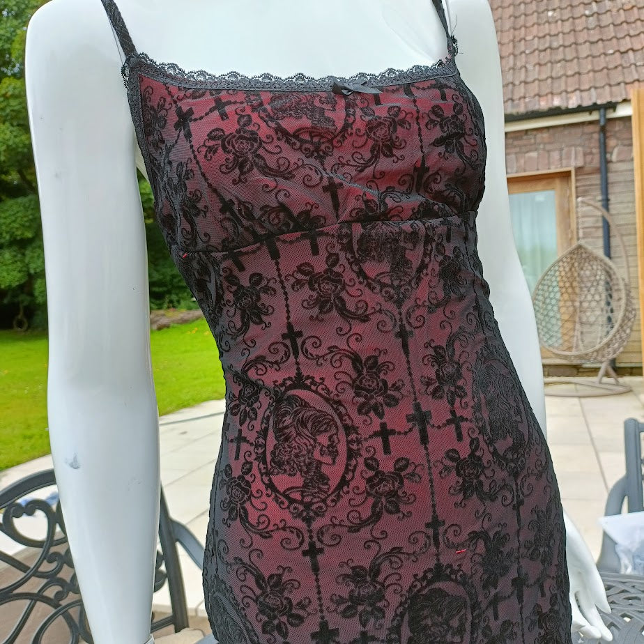 Vamp Goth Summer Dress