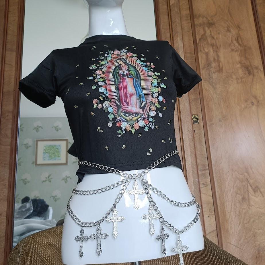 Virgin Mary T shirt Princess Poison 666